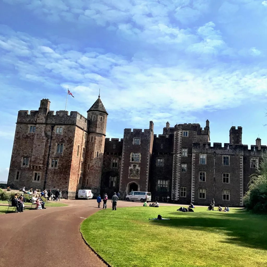 Dunster Castle main entrance